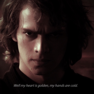 Well my heart is golden, my hands are cold.