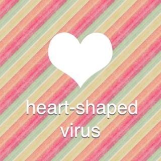 heart-shaped virus