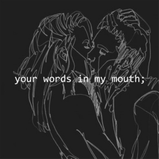 your words in my mouth; {covers}