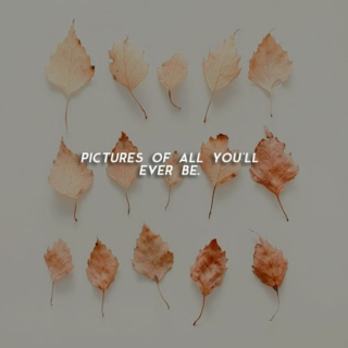 pictures of all you'll ever be.