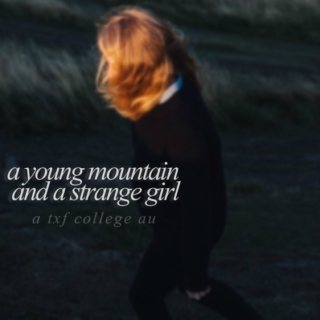 a young mountain and a strange girl