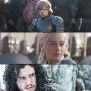 Jon, Daenerys, Tyrion
