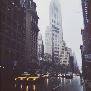 rainy new york