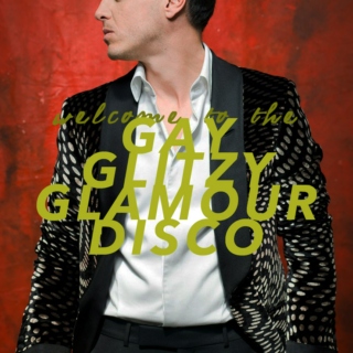 gay glitzy glamour disco