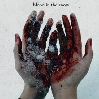 blood in the snow