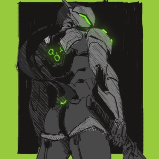 Green Cyborg Ninja Dude