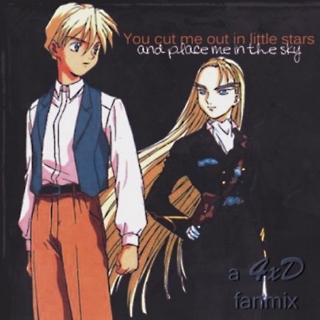 You cut me out in little stars and place me in the sky - a Quatre/Dorothy mix