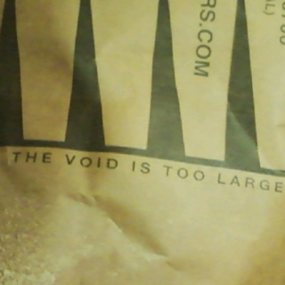 the void is too large