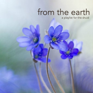 from the earth