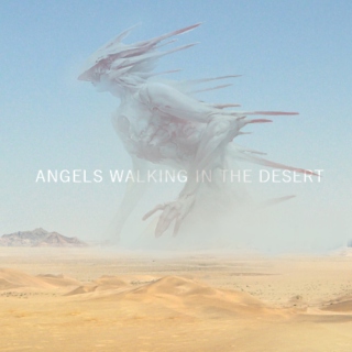 angels walking in the desert