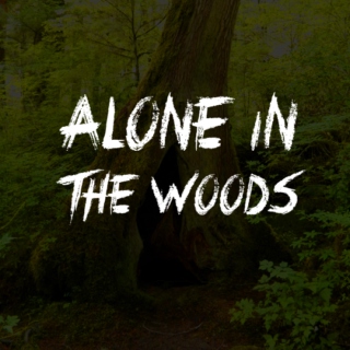 alone in the woods
