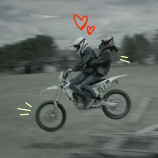 I thought you were into motocross / you're into me, that's what's happening