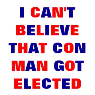 I CAN'T BELIEVE THAT CON MAN GOT ELECTED