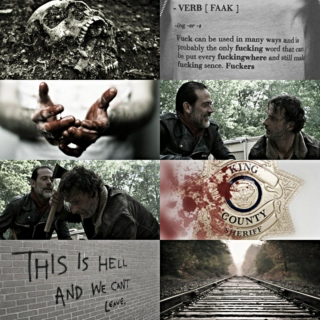 [Negan/Rick] one day he might lose his Crown