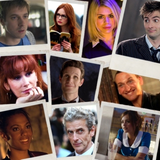 The Doctors and their companions