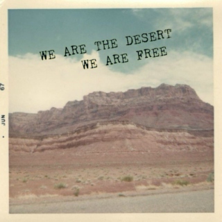 we are the desert / we are free