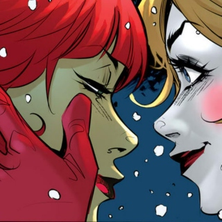 nothin' like two girls stickin' together ;; poison ivy/harley quinn