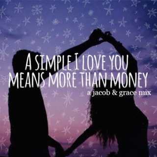 a simple i love you means more than money