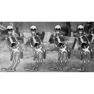 skeletoning