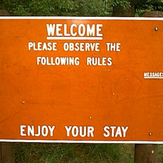 Rules for wandering. 
