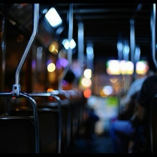 Bus Window 10:00 PM
