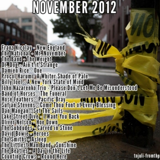 November Mixtape 2012