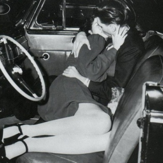 kissing in the backseats of cars