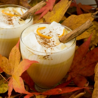 Fall is here: Lattes and leaves