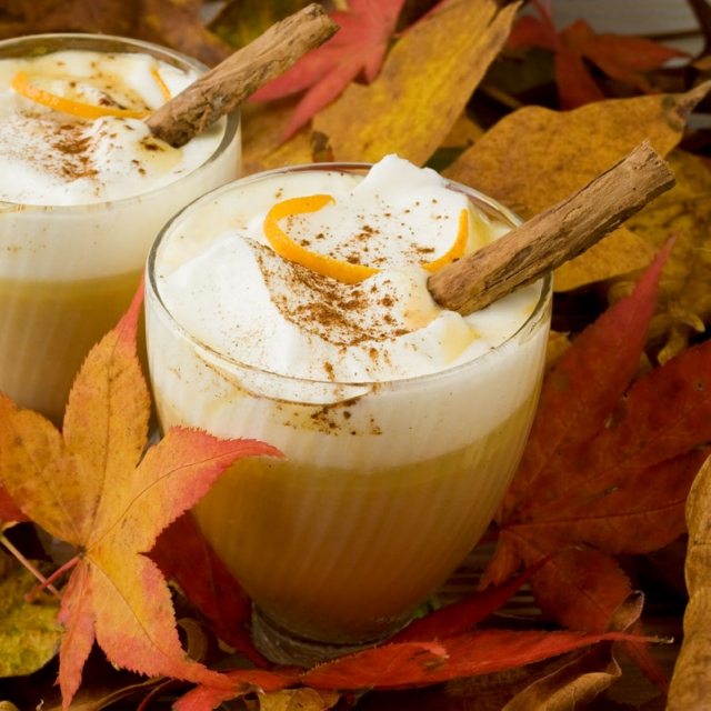 Fall is here: Lattes and leaves