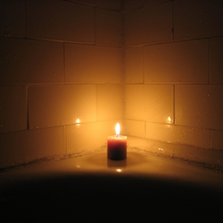 Candle Lit Bathroom 