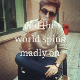 the world spins madly on