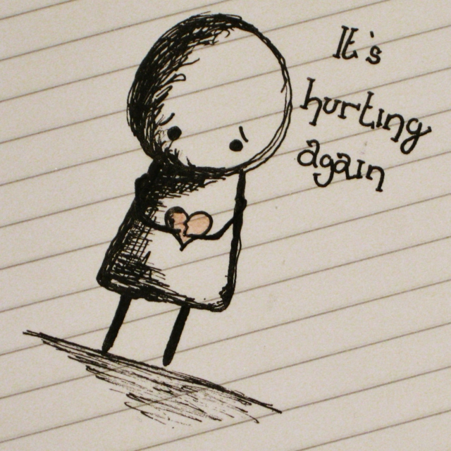 hurts like hell and i can't take it anymore
