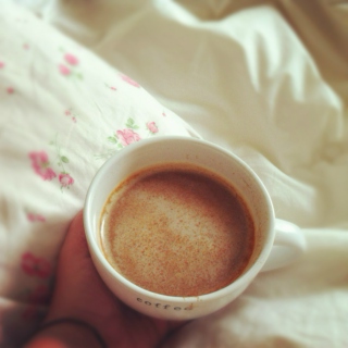 coffee in bed