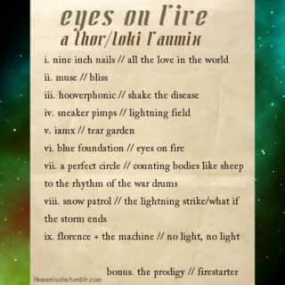 Eyes On Fire: A Thor/Loki Fanmix