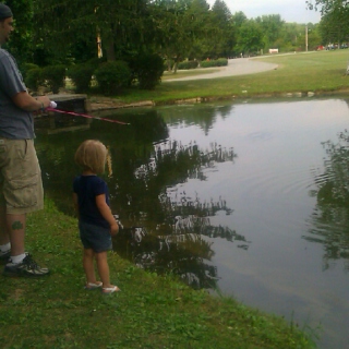 Fishing with Belle