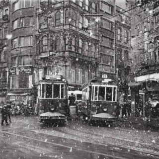 rainy day in istanbul