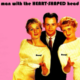 Man with HEART-SHAPED head mix