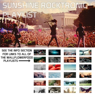 Sunshine Rocktronic Playlist - An Indietronica, Live Electronic, and Electro Pop Playlist
