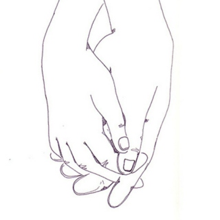 The spaces between your fingers
