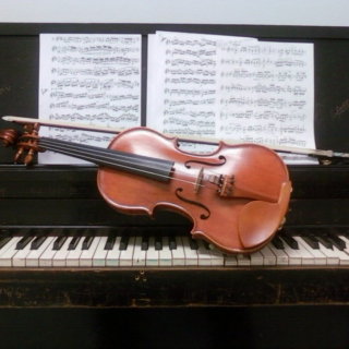 Piano and Violin chill