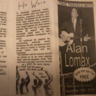 Time Travels with Alan Lomax