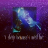 John Carter/Dejah Thoris - i sleep because i need her