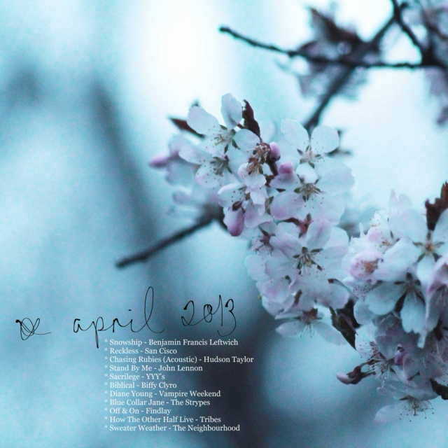 April 2013 - 11 songs