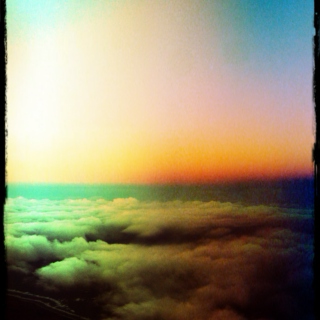 in the clouds