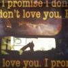 i promise i don't love you