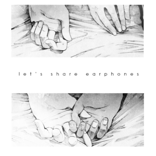 let's share earphones