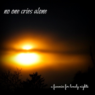 no one cries alone