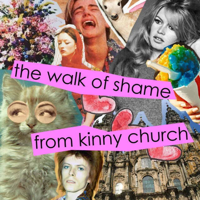 the walk of shame from kinny church