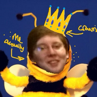 my fursona is a giant fcking BEE
