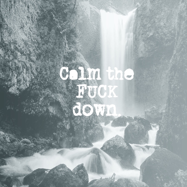 Calm the F*CK down